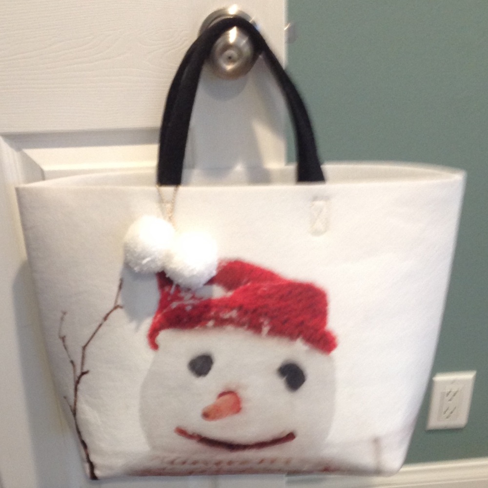 Snowman Tote from Anthropologie